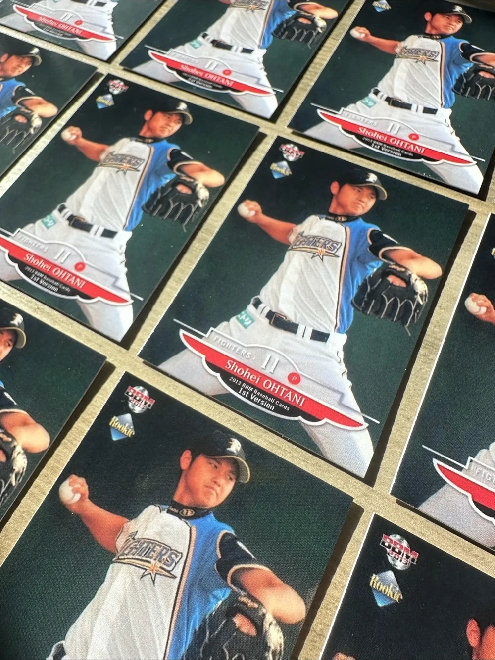 Shohei Ohtani Japanese Rookie Lot of (50) 2014 BBM Novelty Baseball Cards. - Picture 2 of 3